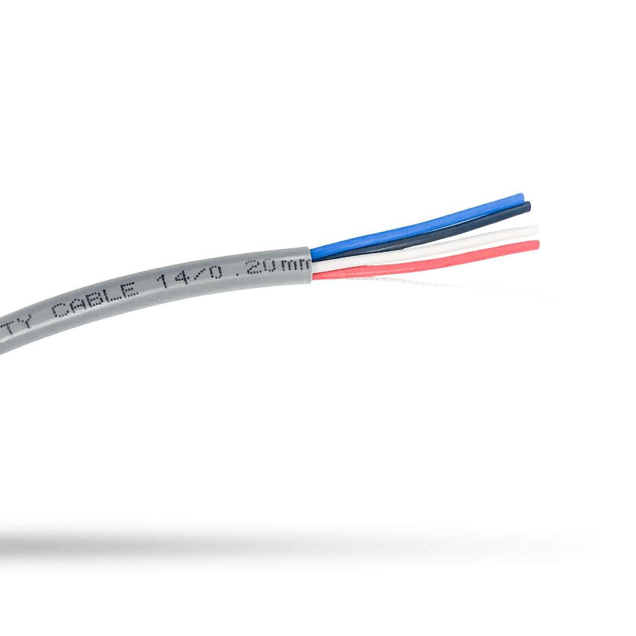 Grey 4 Core 14/020 Heavy Duty Cable (100 Meters)
