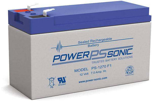 Power Sonic 12V 7AH Battery for Alarm Systems