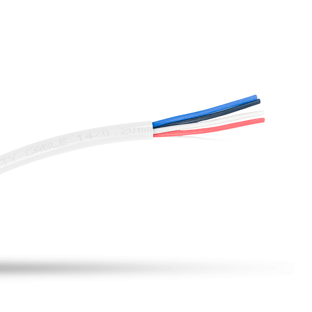 White 4 Core 14/020 Heavy Duty Cable (100 Meters)