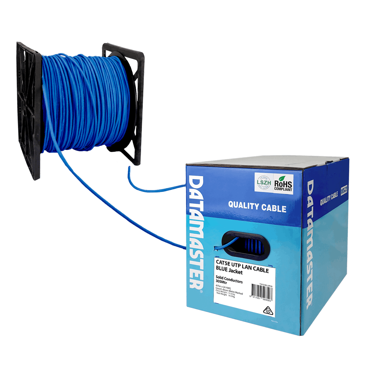 Blue CAT5E Cable (305 Meters)