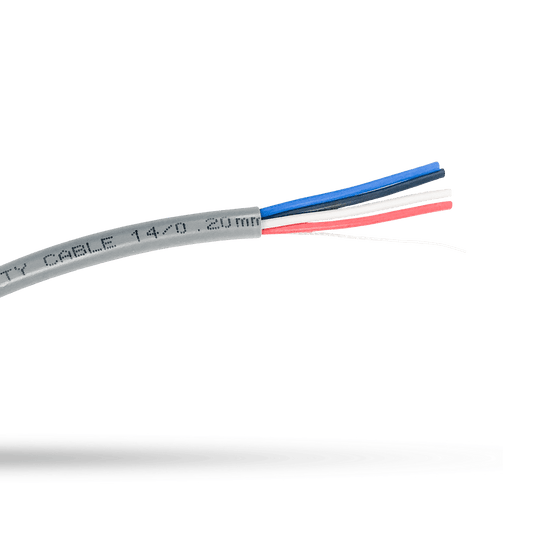 Grey 4 Core 14/020 Heavy Duty Cable (100 Meters)