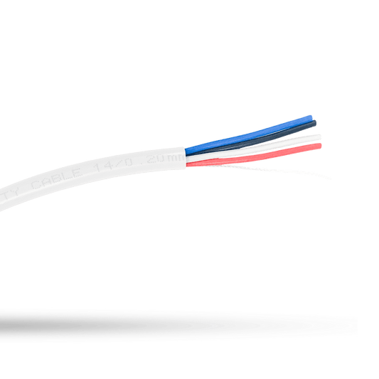 White 4 Core 14/020 Heavy Duty Cable (100 Meters)