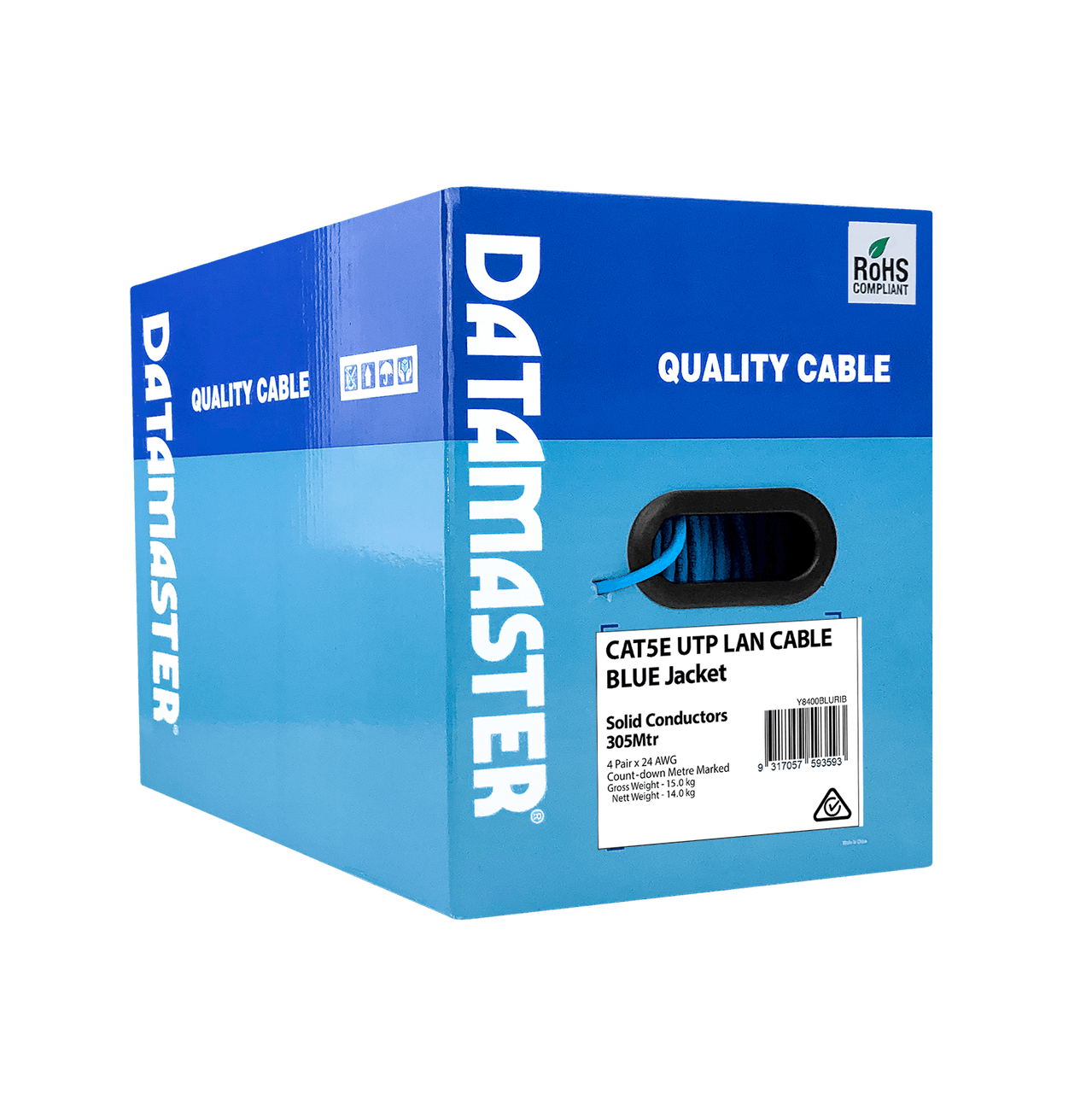 Blue CAT5E Cable (305 Meters)